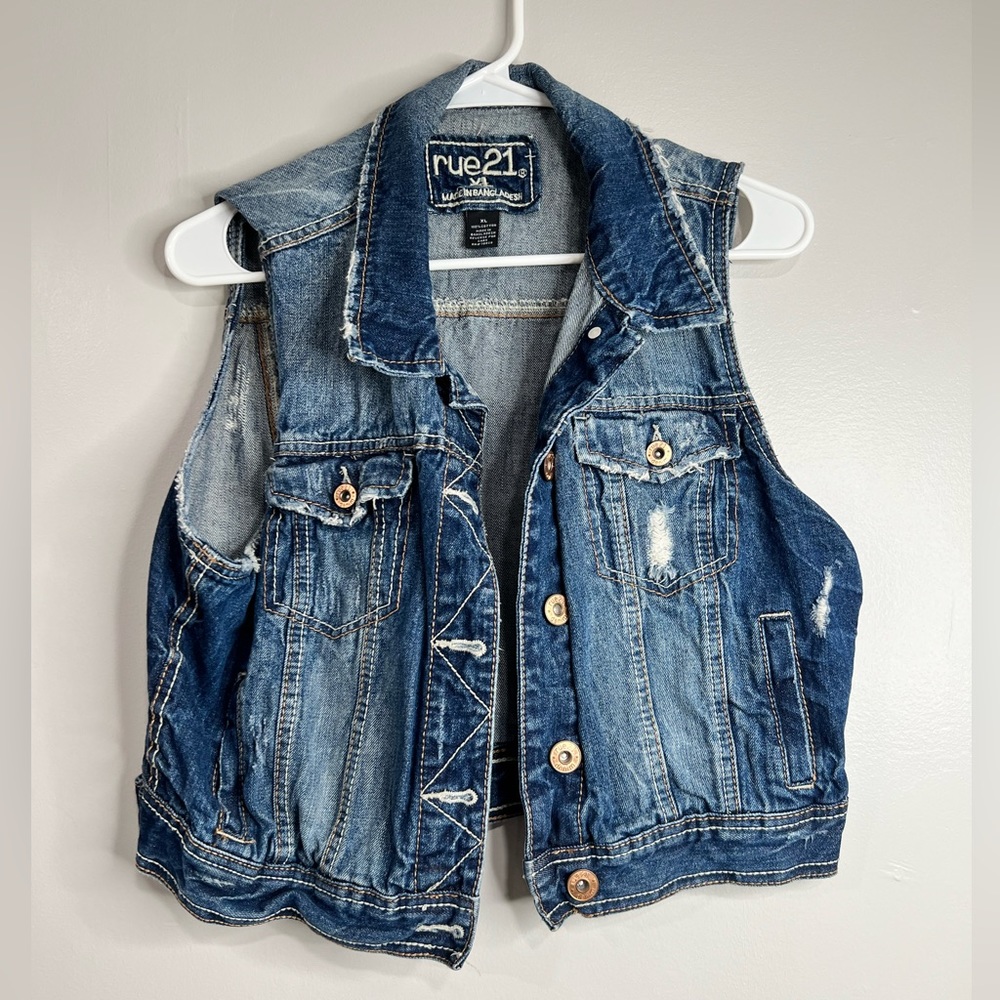 Ombré Jean Vest